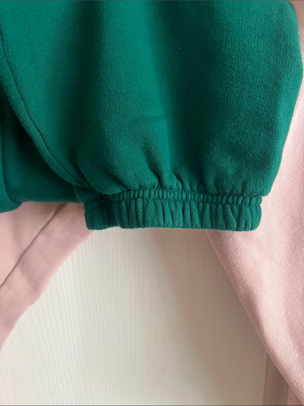 PINK Victoria's Secret Green and Pink Jogger Sweatpants - Picture 6 of 9